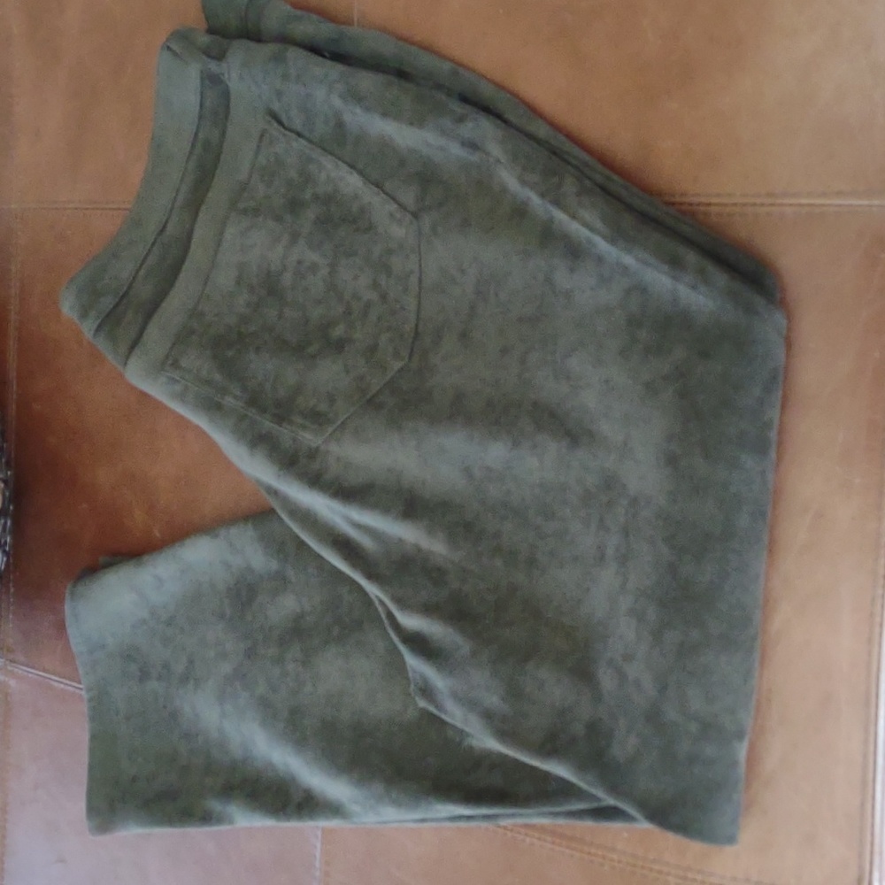 NYDJ faux suede Alina straight Leg pants